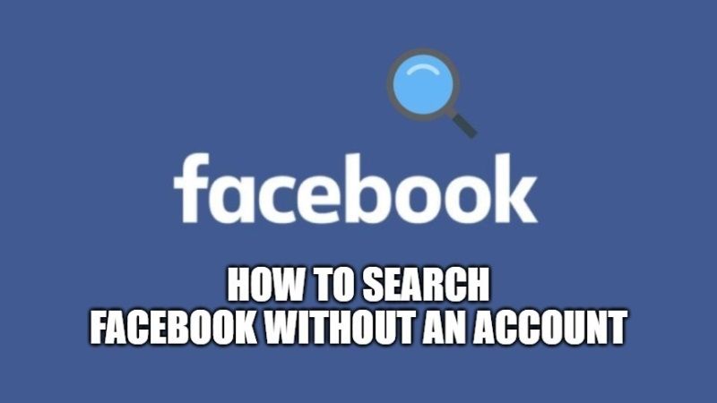 How to Look at Facebook Without a Sign-on?